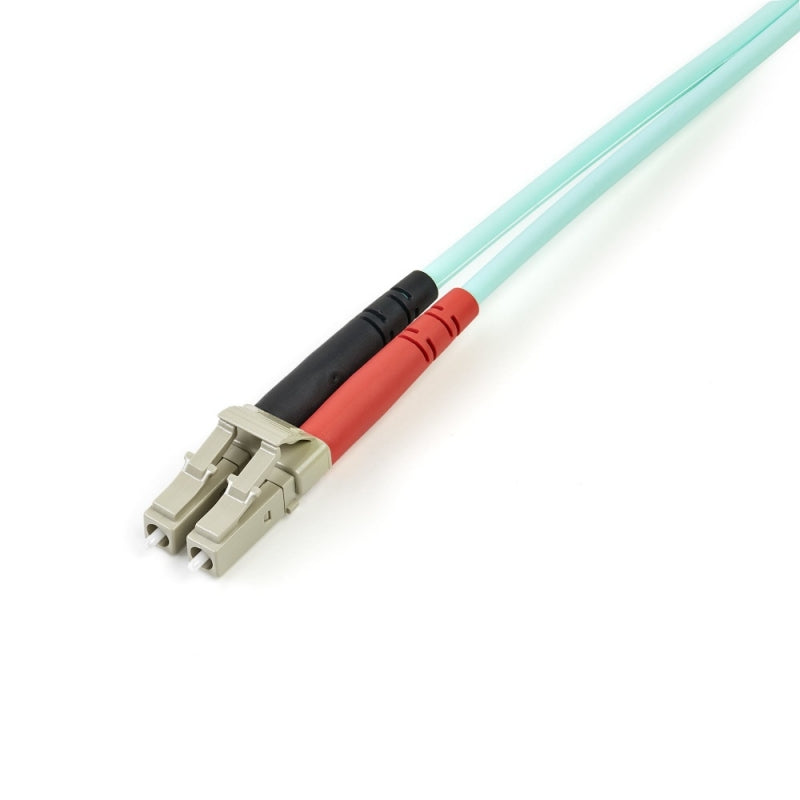 StarTech.com Cable Fibra Óptica Multimodo Dúplex LC Macho - LC Macho, 2 Metros, Turquesa