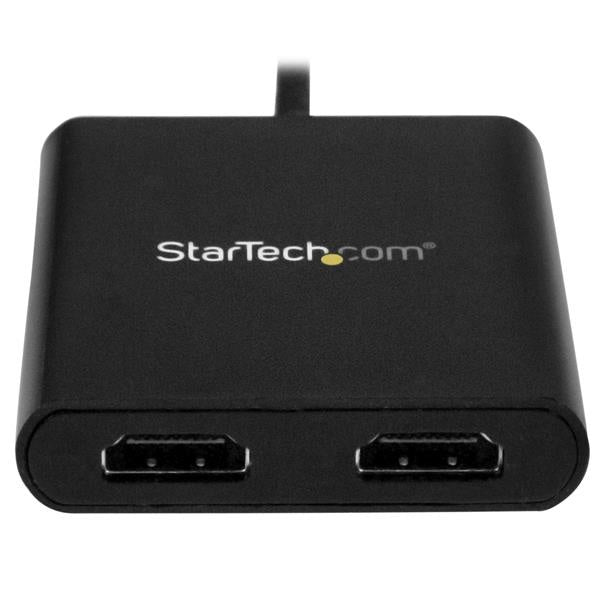 StarTech.com Divisor Splitter MST USB-C Macho - 2x HDMI Hembra, Negro