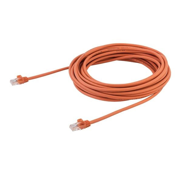 StarTech.com Cable Patch Cat5e UTP sin Enganches RJ-45 Macho - RJ-45 Macho, 10 Metros, Naranja