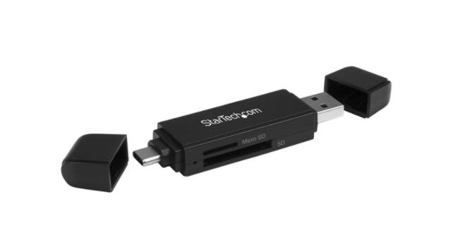 StarTech.com Lector Grabador de Tarjetas de Memoria Flash SD/Micro SD, USB 3.0 A, USB 3.0 C