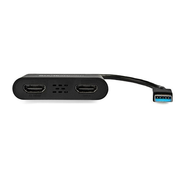 StarTech.com Adaptador de Video Externo USB 3.0 a 2 Puertos HDMI 4K para 2 Pantallas