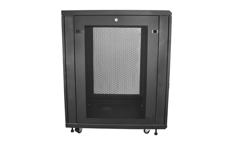 StarTech.com Gabinete 18U, hasta 450Kg, Negro