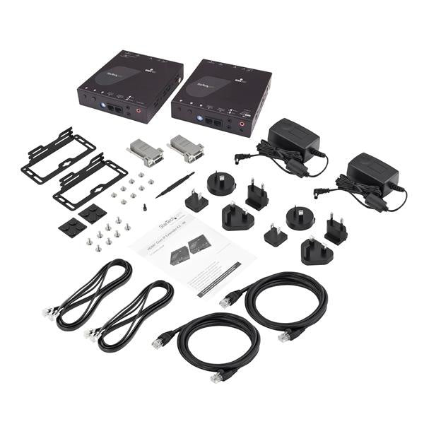 StarTech.com Juego de Extensor HDMI 4K con Soporte para Mosaico de Video, Negro