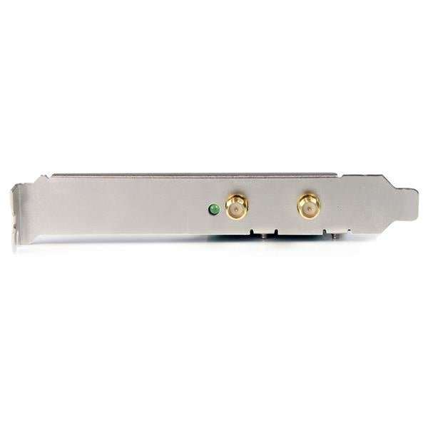 StarTech.com Tarjeta de Red PEX300WN2X2, 300Mbit/s PCI Express, 2 Antenas, Wi-Fi 4