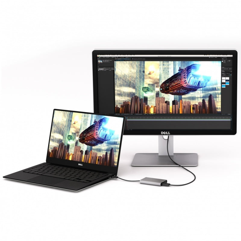StarTech.com Adaptador de Video Thunderbolt 3 a Doble HDMI 4K, 60Hz, Plata