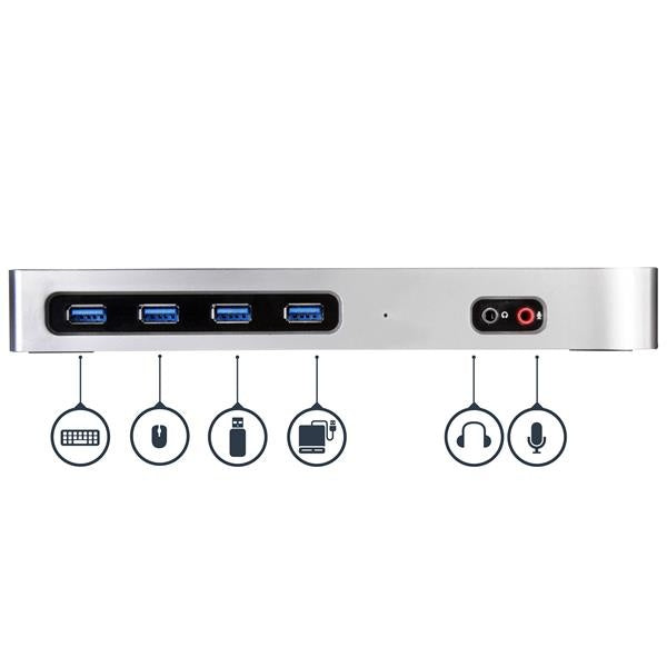 DOCKING STATION USB TIPO C 2X D