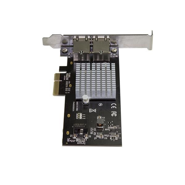 StarTech.com Tarjeta de Red PCI Express con 2 Puertos 10GBase-T, 10000 Mbit/s
