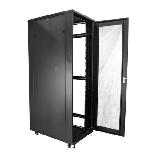 StarTech.com Gabinete/Rack, 42U, hasta 907 kg, Negro