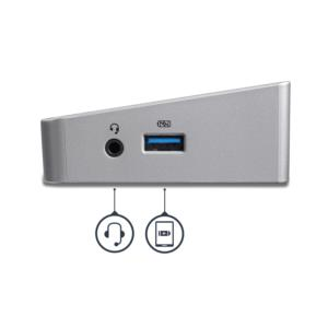 StarTech.com Docking Station para Laptops USB-C, 4x USB 3.0, 1x HDMI, 1x RJ-45