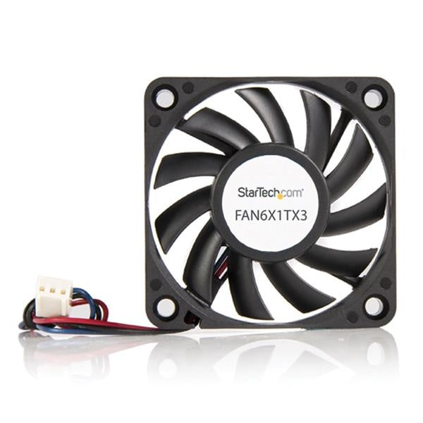 Ventilador StarTech.com FAN6X1TX3, 60mm, 4000RPM, Negro