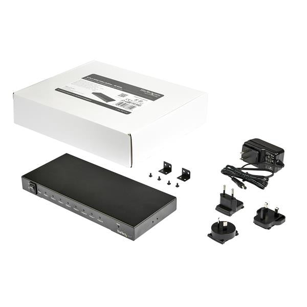 StarTech.com Divisor de Video HDMI, 8 Puertos, Negro
