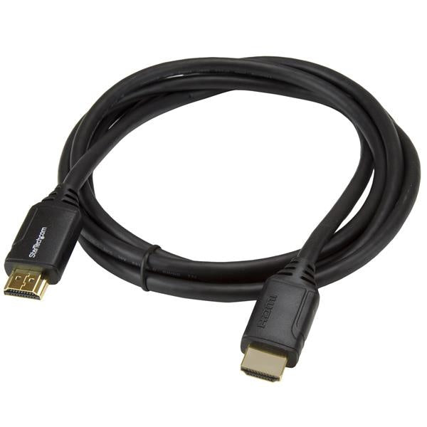 StarTech.com Cable HDMI Certificado Premium con Ethernet HDMI 2.0 Macho - HDMI 2.0 Macho, 4K, 60Hz, 2 Metros, Blanco