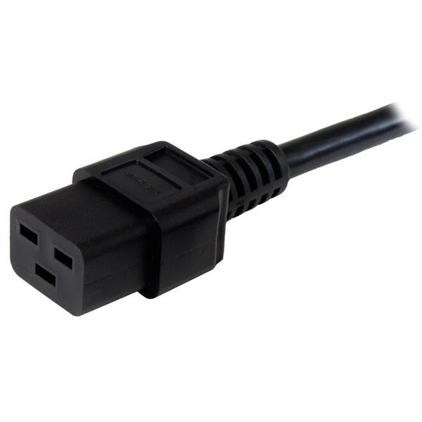 StarTech.com Cable de Poder NEMA 5-15P Macho - C19 Hembra, 90cm, Negro