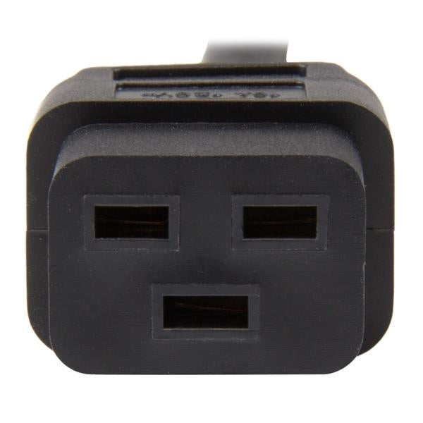 StarTech.com Cable de Poder C19 Macho - C20 Hembra, 3 Metros, Negro