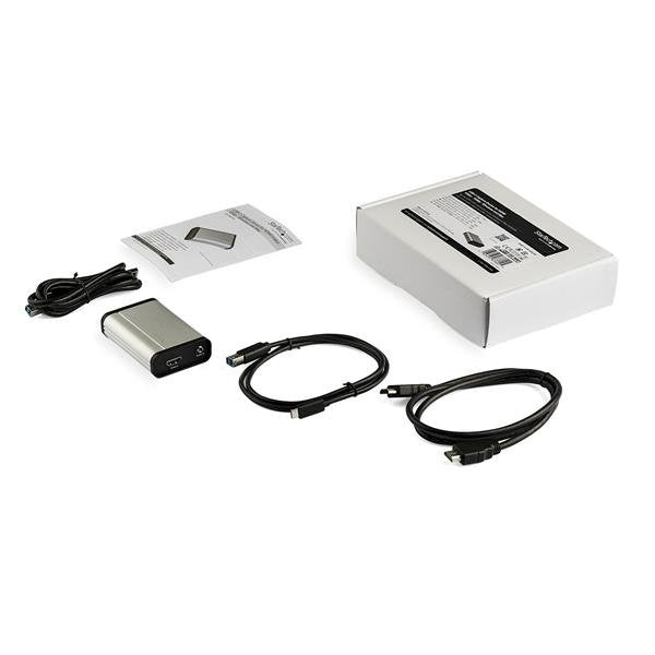 StarTech.com Capturadora de Video HDMI, USB C, 1080p, Negro/Plata