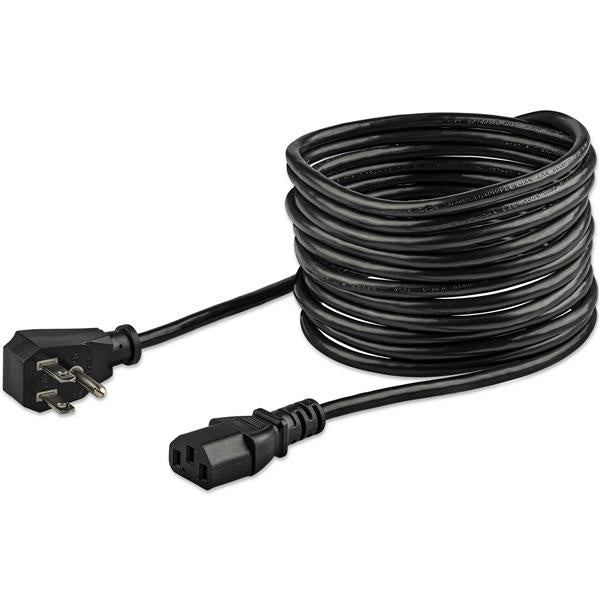 StarTech.com Cable de Poder NEMA 5-15P Macho - C13 Coupler Hembra, 4.6 Metros, Negro