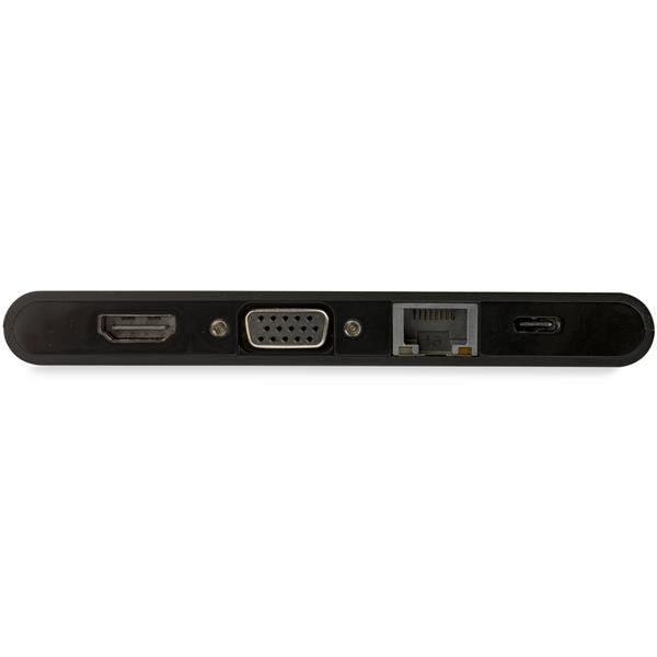 StarTech.com Docking Station USB-C, 3x USB A 3.0, 1x HDMI, 1x VGA, Negro