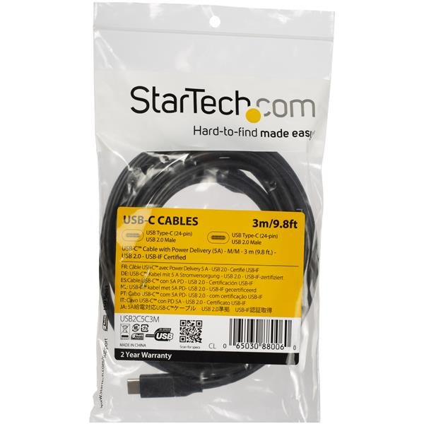 CABLE DE 3M USB-C A USB TIPOC