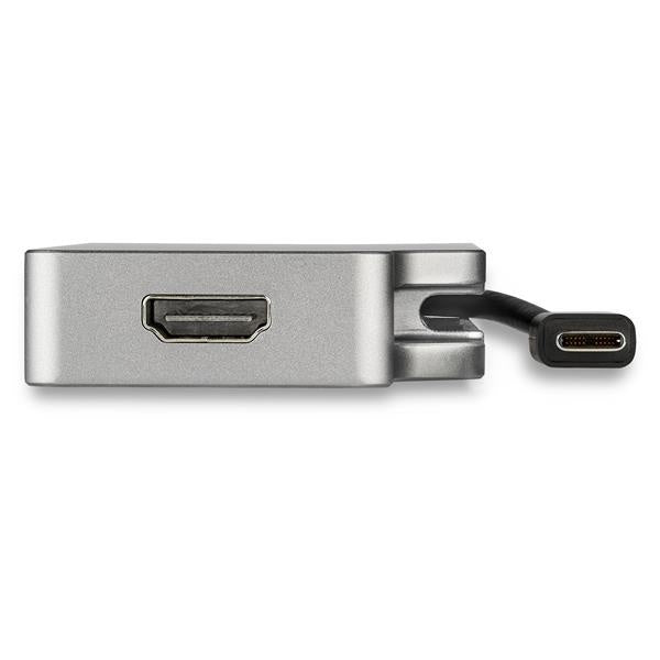 StarTech.com Adaptador de Video USB-C Macho - VGA/DVI/HDMI/mDP Hembra, Gris