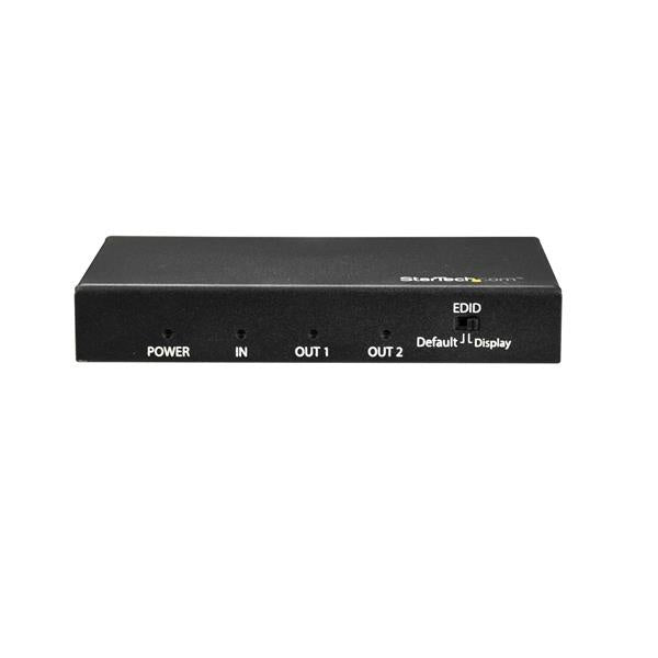StarTech.com Video Splitter HDMI, 2 Puertos HDMI, Negro