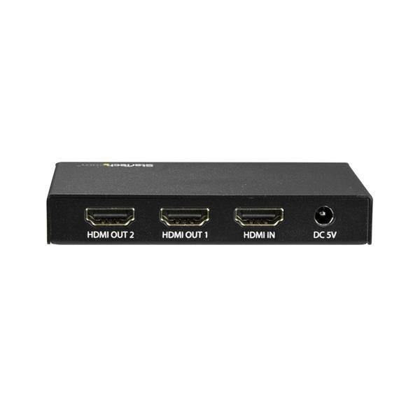 StarTech.com Video Splitter HDMI, 2 Puertos HDMI, Negro