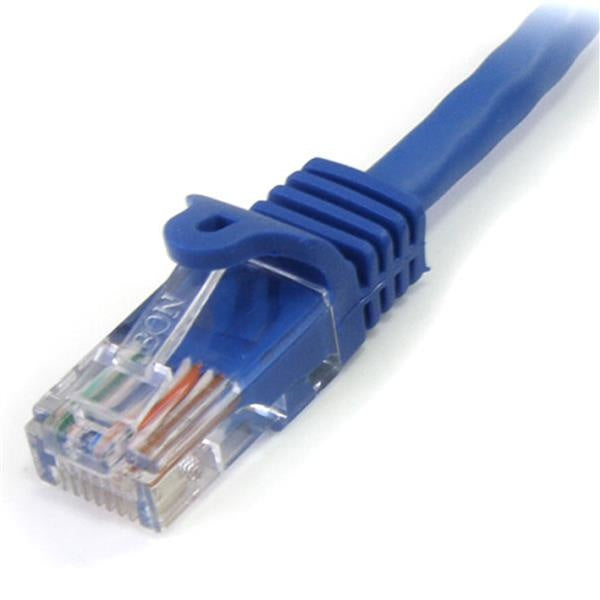 StarTech.com Cable Patch Cat5e UTP sin Enganches RJ-45 Macho - RJ-45 Macho, 3 Metros, Azul