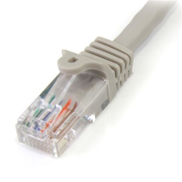 StarTech.com Cable Patch Cat5e UTP sin Enganches RJ-45 Macho - RJ-45 Macho, 3 Metros, Gris