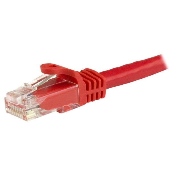 StarTech.com Cable Patch Cat6 UTP sin Enganches RJ-45 Macho - RJ-45 Macho, 1 Metro, Rojo