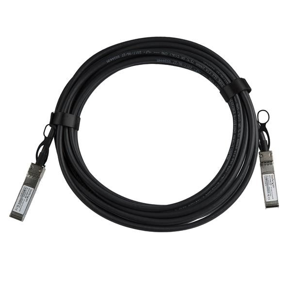 StarTech.com Cable SFP+ Macho - SFP+ Macho, 6 Metros, Negro
