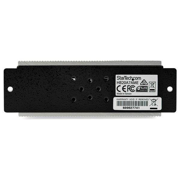StarTech.com Hub USB-B 2.0 - 7 Puertos USB 2.0 Hembra, 480Mbit/s, Negro