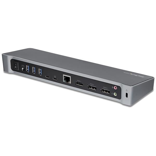 DOCK USB C CON VIDEO TRIPLE 4K