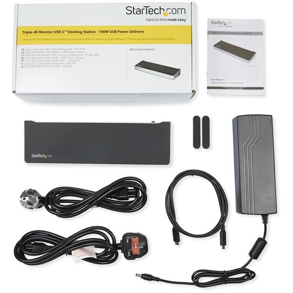 DOCK USB C CON VIDEO TRIPLE 4K