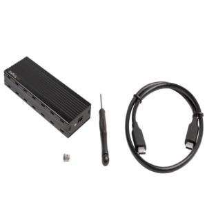 StarTech.com Gabinete para SSD M2E1BMU31C, M.2, USB-C 3.2, Negro