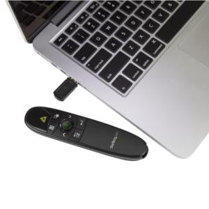 StarTech.com Presentador Láser PRESREMOTEG, USB, Negro