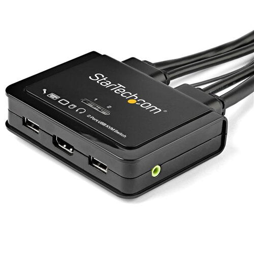 StarTech.com Switch KVM SV211HDUA4K, 2 Puertos HDMI