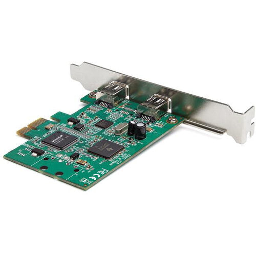 StarTech.com Tarjeta PCI Express PEX1394A2V2, 2x 1394/Firewire, 400Mbps