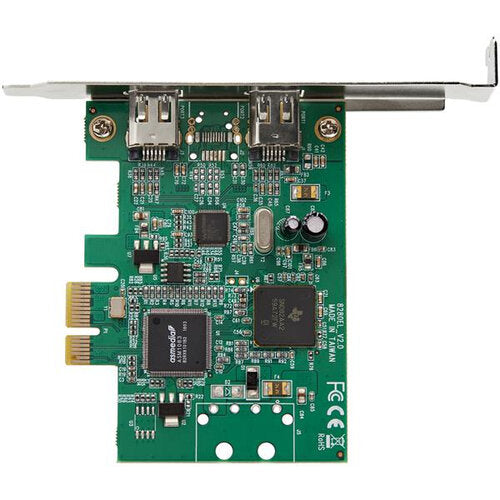 StarTech.com Tarjeta PCI Express PEX1394A2V2, 2x 1394/Firewire, 400Mbps