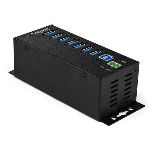 StarTech.com Hub USB-B 3.0 Hembra - 7 Puertos USB 3.2 Hembra, 5000Mbit/s, Negro
