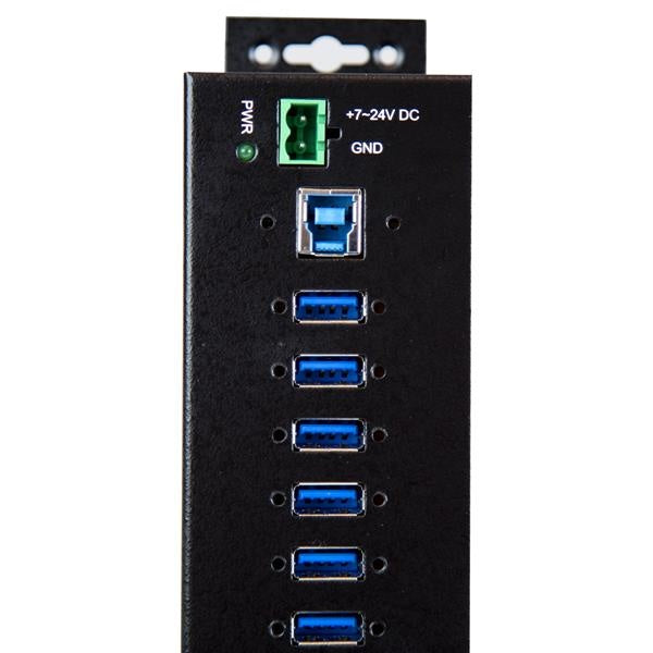 StarTech.com Hub USB-B 3.0 Hembra - 10 Puertos USB 3.2 Hembra, 5000Mbit/s, Negro