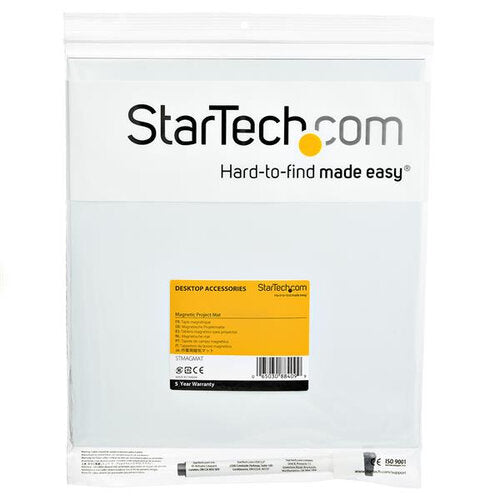 StarTech.com Tapete Magnético para Trabajo, 24cm x 27cm, Blanco