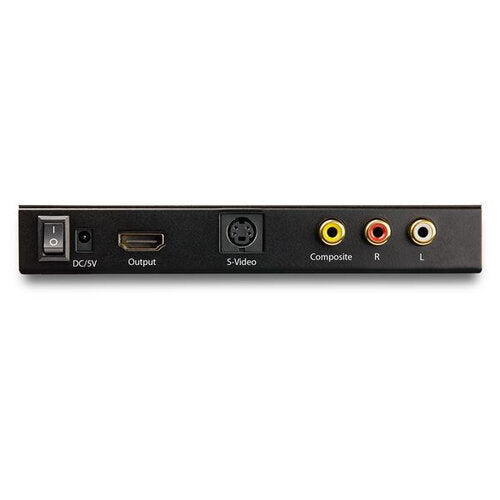 StarTech.com Adaptador S-Video - HDMI con Audio, Negro