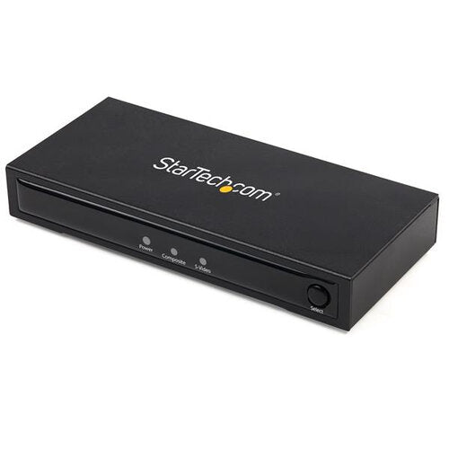 StarTech.com Adaptador S-Video - HDMI con Audio, Negro