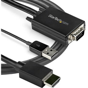 StarTech.com VGA2HDMM2M Cable VGA/USB-A Macho - HDMI Macho, 2 Metros