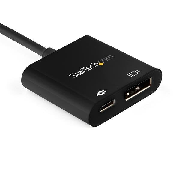 StarTech.com Adaptador USB-C Macho - DisplayPort/USB-C Hembra, Negro