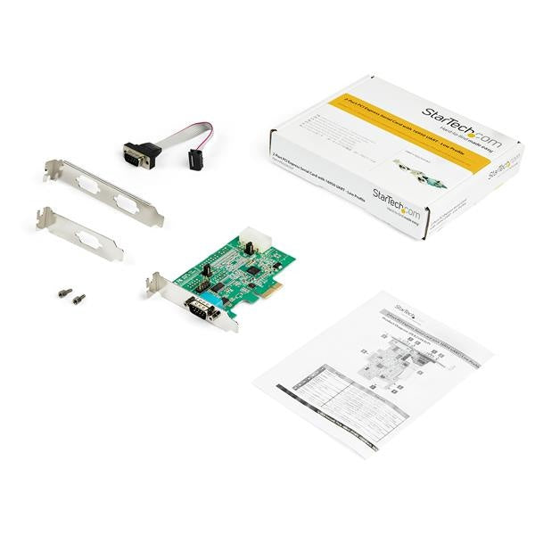 StarTech.com Tarjeta PCI Express PEX2S953LP, Alámbrico, 2x RS-232, 921.4Kbps