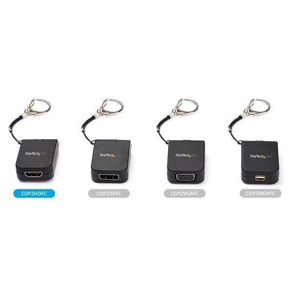 StarTech.com Adaptador Portátil USB C Macho - HDMI Hembra, Negro