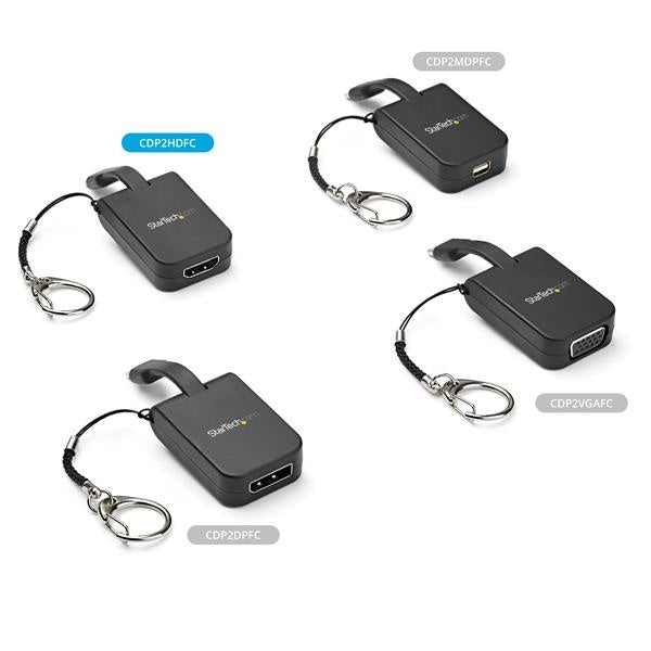StarTech.com Adaptador Portátil USB C Macho - HDMI Hembra, Negro