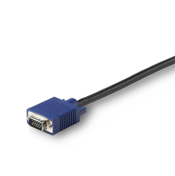 StarTech.com Cable KVM RKCONSUV6, VGA Macho - VGA/USB Macho, 1.8 Metros, Negro