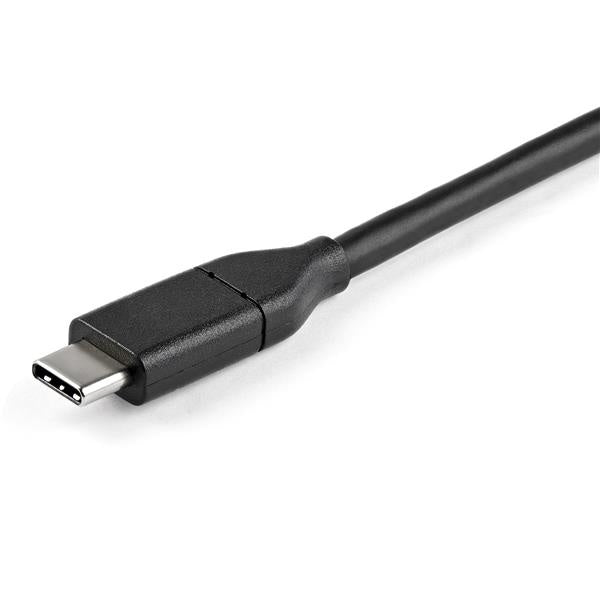 StarTech.com Cable DisplayPort 1.2 Macho - USB C Macho, 8K, 30Hz, 2 Metros, Negro