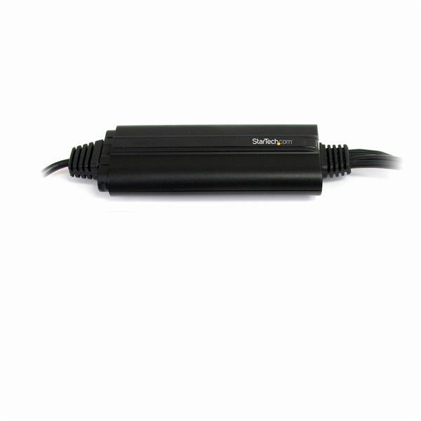 StarTech.com Adaptador de Captura de Video USB Macho - Composite/S-Video/2x RCA Hembra, Negro